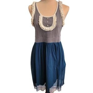 Matilda Jane‎ Good Hart Cher Dress Under the Stars S Mesh Tulle Twee Balletcore